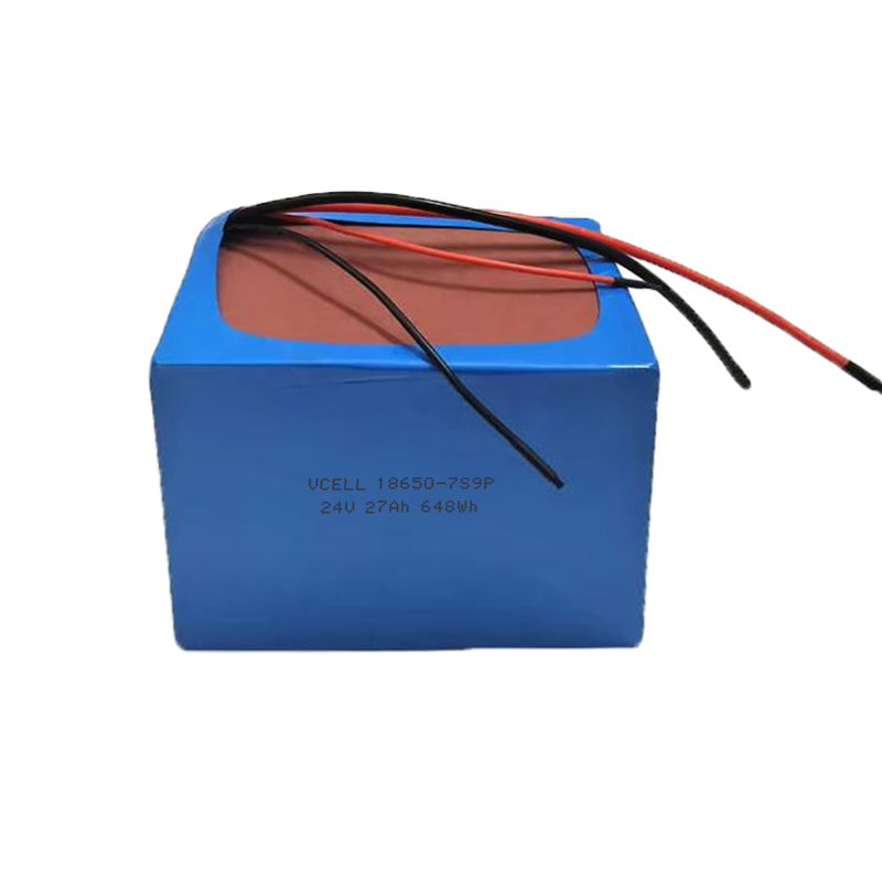 24V 27Ah 7S9P 18650 Lithium Ion Battery