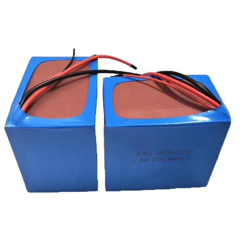 24V 27Ah 7S9P 18650 Lithium Ion Battery
