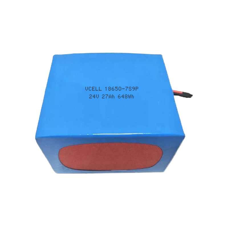 24V 27Ah 7S9P 18650 Lithium Ion Battery