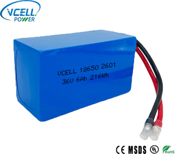 36V 6000mAh 10S3P 18650 Lithium Ion Battery
