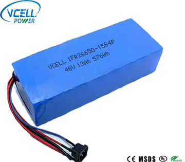 48V 12Ah Rechargeable Lithium Battery Pack