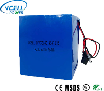 12V 60Ah IFR32140 LiFePO4 Battery Pack